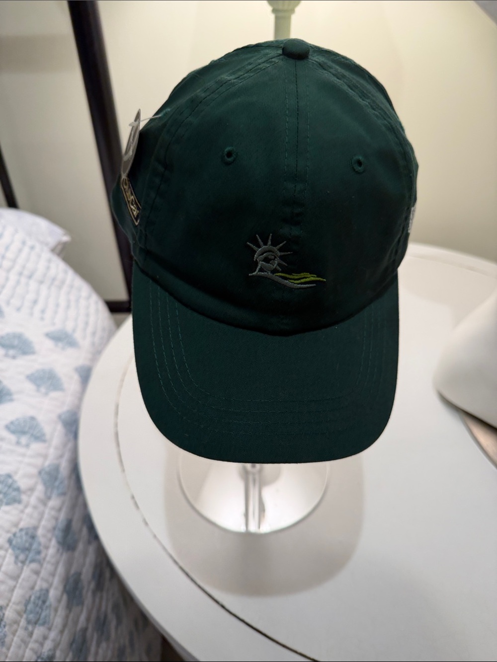 Liberty National Embroidered Dark Green Golf Cap by imperial